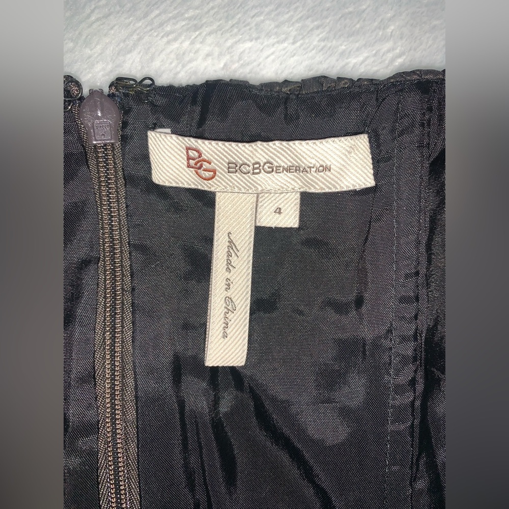 Bcbgeneration Halter Dark Chocolate Cocktail Dres… - image 3